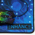 ENHANCE Small Gaming Mouse Pad (12.6 x 10.6) - Small Mouse Mat, Anti-Fray Stitching, Non-Slip Rubber Base, Precision Tracking for Mousepad with Sm...