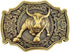 LAXPICOL Men's Western Cowboy Belt Buckle Cool Heavy Animal Bull Rodeo Belt Buckle Gold Tone...