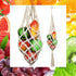 Geiserailie 2 Pieces Hanging Fruit Basket Macrame Hanging Basket Vegetable Breathable Storage decor for Potato Onion and Fruit Storage Boho Decor ...