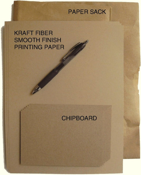 50 Brown Kraft Fiber 80# Cover Paper Sheets - 5" X 7" (5X7 Inches) Photo|Card|Frame Size - Rich Earthy Color with Natural Fibers - 80lb/pound Card...