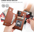 Bocasal Crossbody Wallet Case for iPhone 11 Pro Max with Card Holder,Zipper Card Slot Protector Shockproof Purse Cover with Removable Cross Body S...