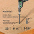 2-7/8 Inch Heavy-Duty Outdoor Wood Screws Assortment Fastener Kit, 30Pcs Star Drive Deck Screws, Rust Resistant Timber Screws for Timber/Log/Lands...