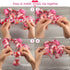 TUPARKA Valentine Paper Chains Valentine's Day Craft Paper Chains for Wedding and Festive Party Decoration...