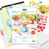 Katy Sue Watering Can Blossoms & Blooms Card Making Kit. Contains 8 Shaped Cards, 3 Sheets of Floral Die Cut Decoupage, 8 Envelopes & Instructions...