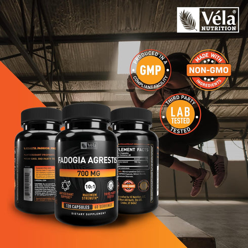 Fadogia Agrestis 700mg - 120 Count | Non-GMO & 3rd Party Tested Powerful Antioxidant Support Supplement...
