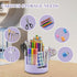 360°Degree Rotating Desk Organizer, 10 Slots Pencil Pen Holder for Desktop, Cute Rotating Desk Pen Organizer Storage Caddy for Office, School, Hom...