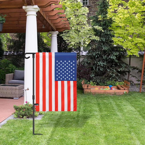 American Garden Flag 12 x 18 Inch,Patriotic Double Sided Polyester Printed Flag,USA ResidentialYard|Garden Decor,American Flag Garden Flag(2 Pcs S...