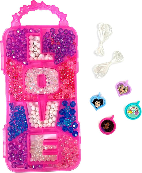 Barbie Crystal Jewelry Set - Sparkling Creations for Kids', Jewelry Making Kit, Bracelets, Necklaces, and More, Ages 3 and Up...