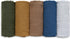 Muslin Swaddle Blankets, Neutral Burp Cloths Receiving Blanket Swaddling for Newborn Boys and Girls, 5 Pack Breathable and Skin-Friendly Swaddle W...