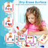 KMUYSL Short Vowel Spelling Flashcards, CVC Sight Words Handwriting Cards, Learn to Write Phonics Flash Cards, Fine Motor Montessori Educational T...