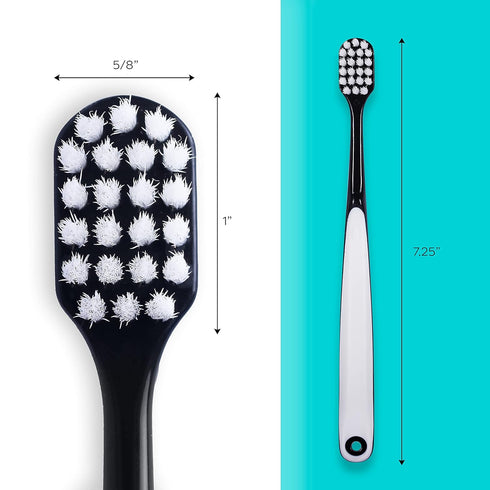 Extra Soft Toothbrush, Nano Toothbrush For Sensitive Gums, Extra Soft Toothbrushes Adult Sensitive Teeth, Ultra Soft Toothbrush for Extra Protecti...