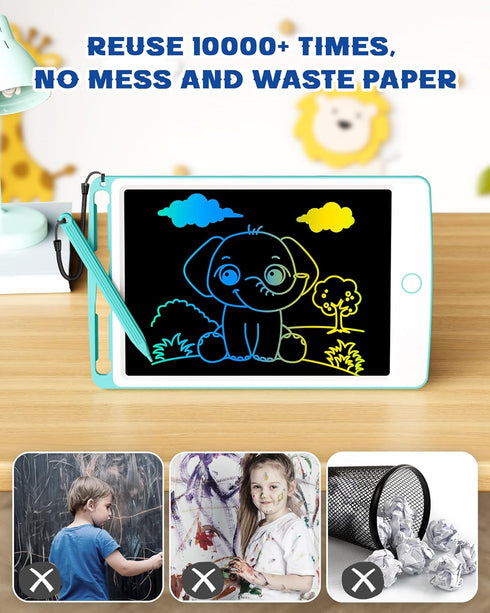 bravokids Kids Toys LCD Writing Tablet for Kids, 8.5 Inch Colorful Doodle Board Drawing Tablet Pad Erasable, Toddler Learning Toys Birthday for Bo...