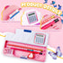 Henoyso Pencil Box Pencil Case with Calculator and Pencil Sharpener Multifunction Pencil Case Cool School Supplies Back to School Gift Birthday Pr...