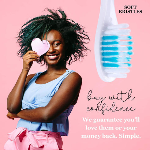 Travel Toothbrush, Portable Toothbrush Built in Cover, Travel Size Toothbrush For Hiking, Camping, and Traveling, Folding Toothbrushes, Collapsibl...