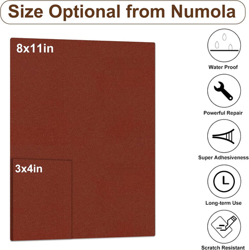 Numola Leather Repair Patch 8×11 inch Self-Adhesive Leather Repair Tape, Scratch/Holes Vinyl Repair Kit for Couch, Car Seat, Sofas, DIY Furniture ...