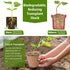 Peat Pots for Seedlings 3.15 Inch, Biodegradable Round Seed Starter Pots with 10 Plant Labels for Garden Germination, Nursery Pot with Drainage Ho...