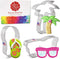 Summer Beach Cookie Cutters 3-Pc. Set Made in USA by Ann Clark, Flip Flop, Sunglasses, Palm Tree...