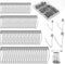 160pcs Curved Safety Pins, 4 Sizes Quilting Basting Pins Bent Safety Pins Sewing Safety Pins Assorted Accessories for Crafting Quilting Knitting S...