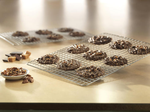 USA Pan X-Large Bakeable Nonstick Cooling Rack, XL, Stainless...