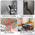 Hard Bristle Crevice Cleaning Brush, 7 Pcs Multifunctional Gap Cleaning Brush Tool Kits for Household, Full Sets Crevice Cleaning Brush for Kitche...
