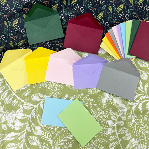 150 Packs of Gift Card Envelopes, 10 colors Mini Envelopes, Gift Card Holder, Business Card Envelopes(4"x2.75") (Multicolor)...