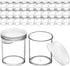 DecorRack 30 Plastic Mini Containers with Lids, 1oz, Craft Storage Containers for Beads, Glitter, Slime, Paint Pots or Seed Storage, Small Clear E...