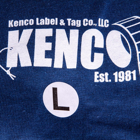 Clothing Size Stickers by Kenco - 0.875" Adhesive Apparel Circle Size Stickers - 2,500 Stickers Total (Large)...