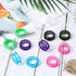 12 PCS Scissors Finger Rings Soft Silicone Scissors for Pet Grooming Scissors Accessories for Animal Hair Cutting Thumb Inserts Finger Protector R...