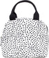 Steel Mill & Co Insulated Lunch Tote Bag for Women, Large Capacity Cooler Lunch Box, Cute Lunch Bag for Adults, Mini Cooler with Zipper Closure, P...