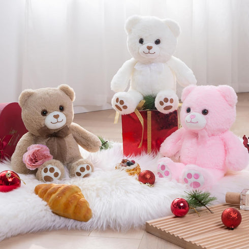 Brown Teddy Bear Stuffed Animal Small Teddy Bear with Heart Plush Toys Stuffed Animals for Her Cute Stuffed Animals Teddy Bears Stuffed Bear Plush...