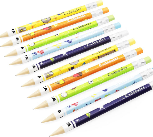 Zebra Funky Cadoozles Mechanical Pencils - 0.7mm Lead - Economy Pack of 30 - Assorted Barrel Colours...