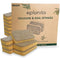 eplanita Natural Plant Based Scrub Sponges (12 Pack), Non-Scratch, Biodegradable Eco Scourers for Kitchen and Bathroom...