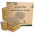 eplanita Natural Plant Based Scrub Sponges (12 Pack), Non-Scratch, Biodegradable Eco Scourers for Kitchen and Bathroom...