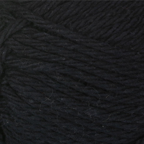 Bernat Handicrafter Cotton Solids Yarn, 1.75 oz, Gauge 4 Medium, 100% Cotton, Black Licorice......