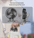 2Pack Desk Fan, USB Fan for Desk, Mini Desk Fan, 3 Speed Rotation Strong Wind, Protable Small Desktop Cooling Fan, Quite Mini Personal Fan for Hom...