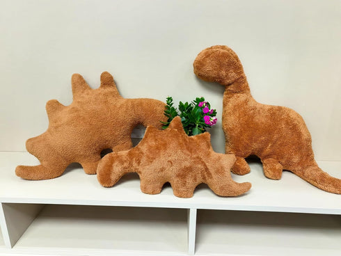 24 inch Large Dino Nugget Pillow, Big Tanystropheus Dino Chicken Nugget Pillow Stuffed Animal Plush Toy, Dino Nugget Plush Dinosaur Theme Party De...