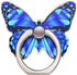 Alloy Butterfly Cell Phone Ring Holder, Finger Kickstand Back Stand Hand Grip for Smartphone Tablet (Blue)......