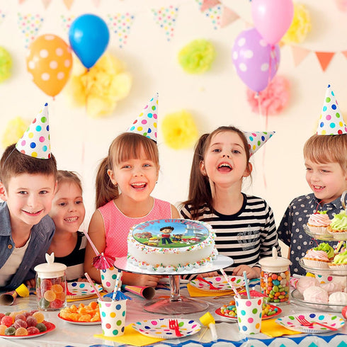7.5 Inch Edible Cake Toppers – Themed Birthday Party Collection of Edible Cake Decorations...