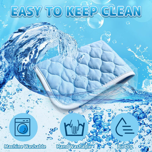 Dog Cooling Mat - Extra Large Thicken Self Cooling Mat for Small Medium Large Dogs,Easy Washable,Water Absorption Top,Materials Safe,...