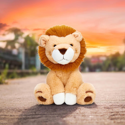 IKASA Lion Stuffed Animals Plush Toys,10" Cute Plushie Soft Small Fluffly Cuddly Toy, Gifts for Family Kids Girls Boys...