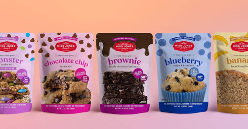 Miss Jones Baking Gluten-Free Monster Cookie Mix - Certified Gluten Free & Made with 100% Oats, Easy To Bake Desserts & Treats, Artificial Colors,...