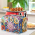 UNICEU Boho Flower Bright Blossom 4 Slice Quilted Toasters Cover, Dust-proof Toasters Cover Bread Maker Cover Kitchen Small Appliance Dust Cover...