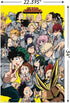 Trends International My Hero Academia - Selfie Wall Poster, 22.375" x 34", Poster & Mount Bundle...