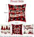 Christmas Pillow Covers 18x18 Set of 4 - Red Black Buffalo Check Plaid Decor - Indoor Outdoor Xmas Throw Pillow Cases for Sofa Couch...