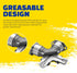 MOOG 338 Greaseable Premium Universal Joint...