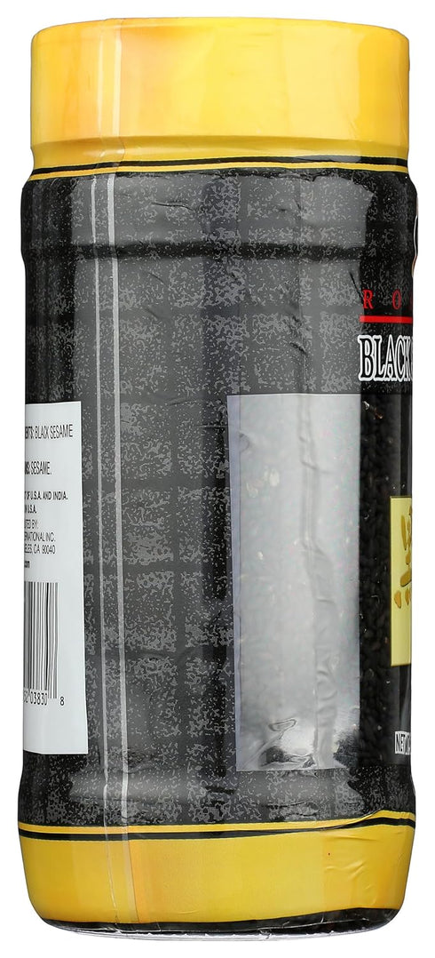 JFC Roasted Black Sesame Seeds Iri Goma, 8 oz...