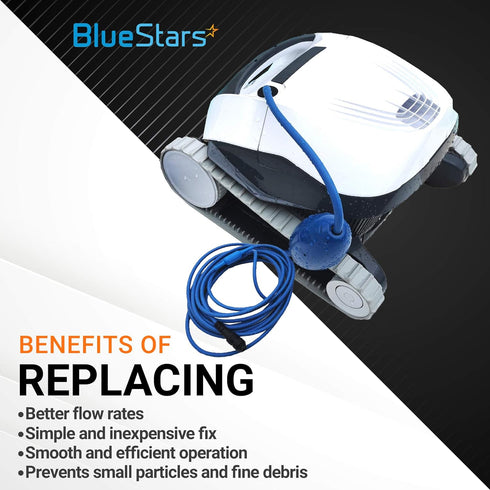 BlueStars 2 Packs Ultra Durable 48-222 in-line Filter Screen Replacement Part by Blue Stars - Exact Fit for Zodiac Pool Cleaners...