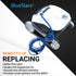 BlueStars 2 Packs Ultra Durable 48-222 in-line Filter Screen Replacement Part by Blue Stars - Exact Fit for Zodiac Pool Cleaners...