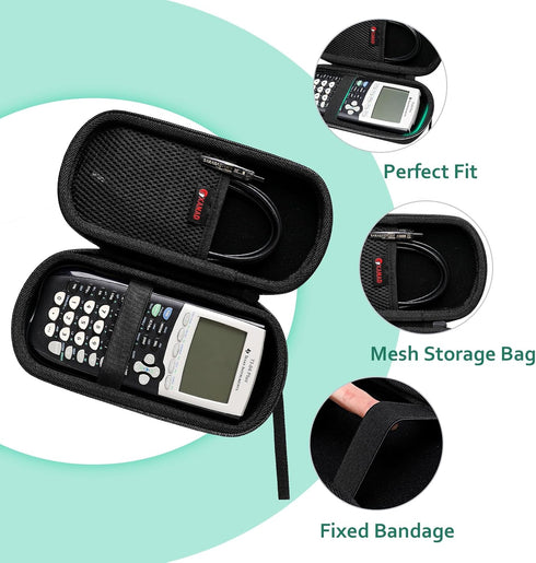 XANAD Black Case for Texas Instruments TI-30XS / TI-36X Pro/TI-34 Multiview Scientific Calculator...