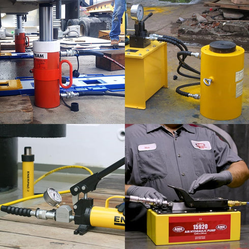 3/8" Hydraulic Quick Coupler Set Replaces Enerpac C-604,Connect and Disconnect Under 10,000 PSI Pressure, with 2 Dust Caps...